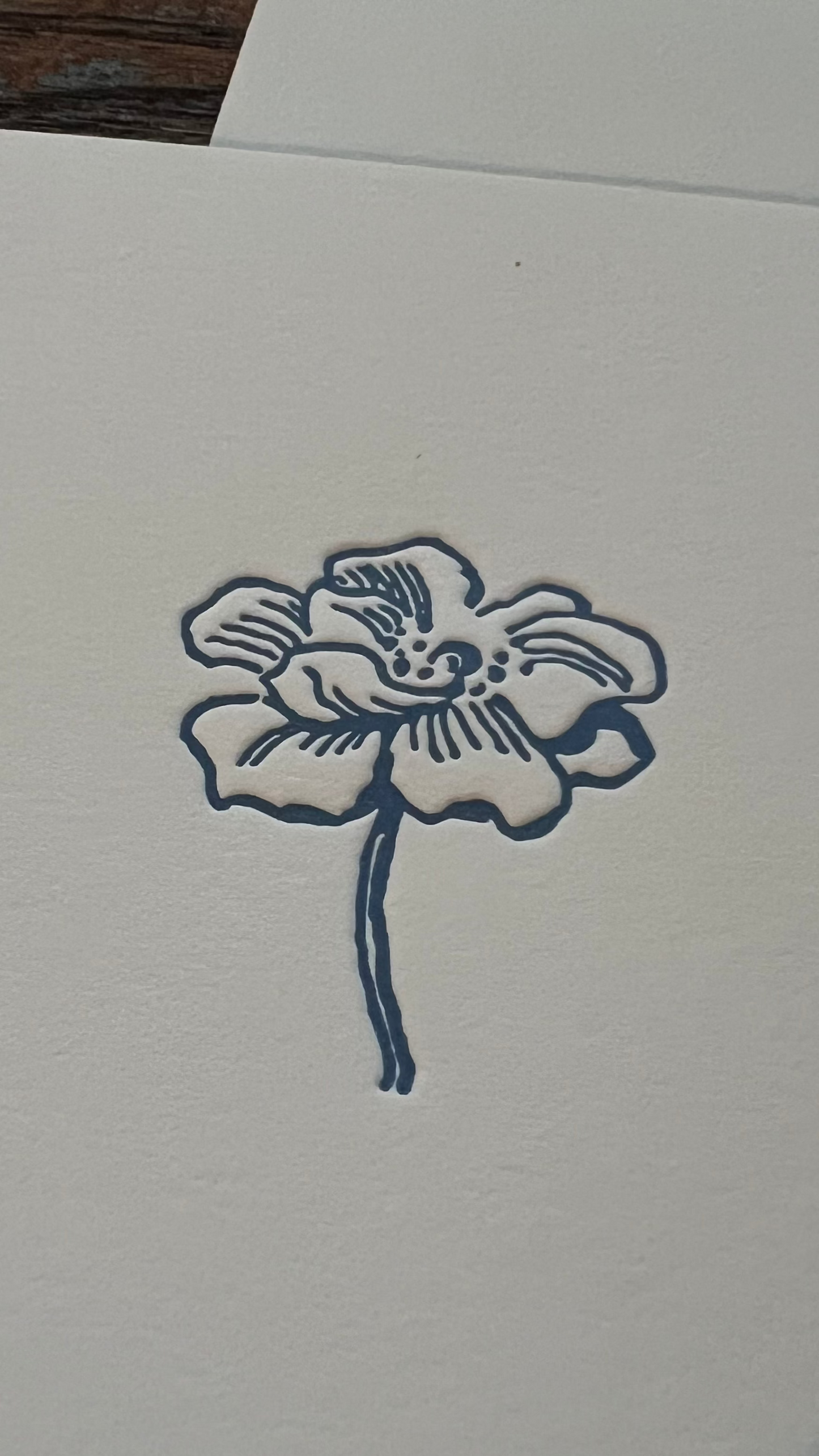 Floral design on a plain background