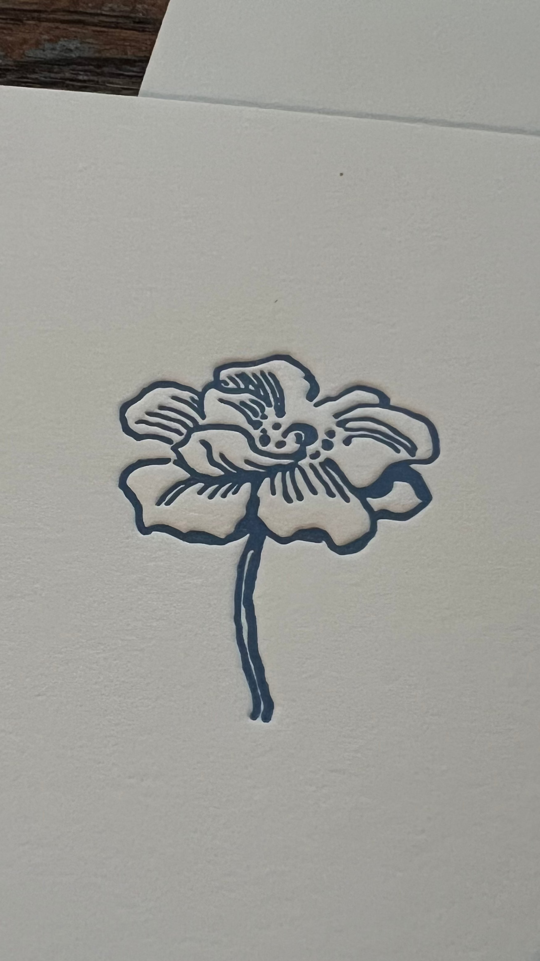 Floral design on a plain background