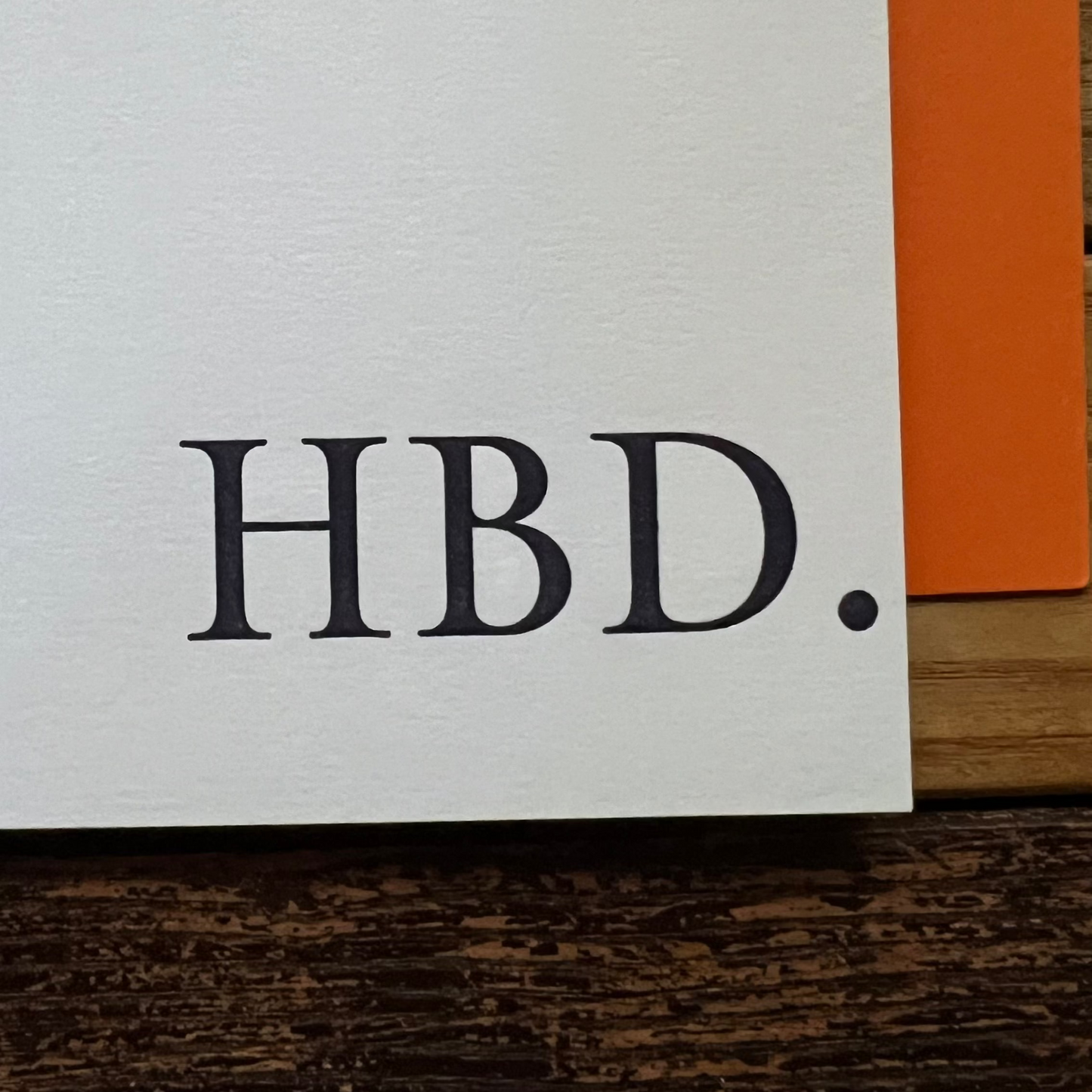 HBD.